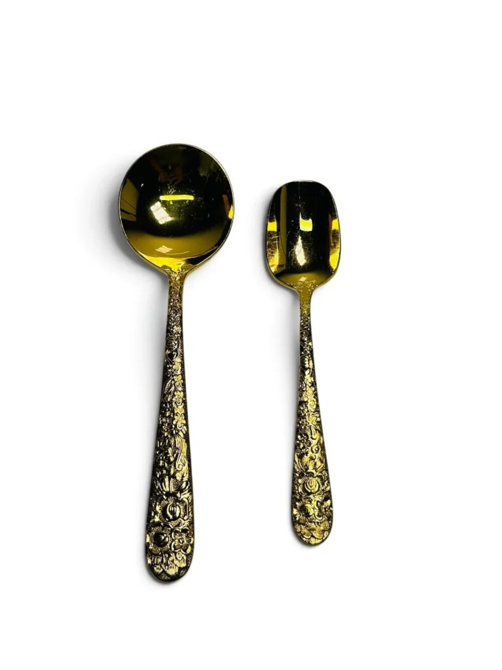 Viners of Sheffield Gold Plated Flatware Set of 31 Pcs VS12 & Box Utensils Cutle